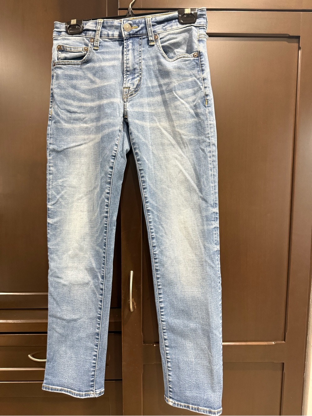 American Eagle Outfitters Light Blue Slim Straight Jeans
